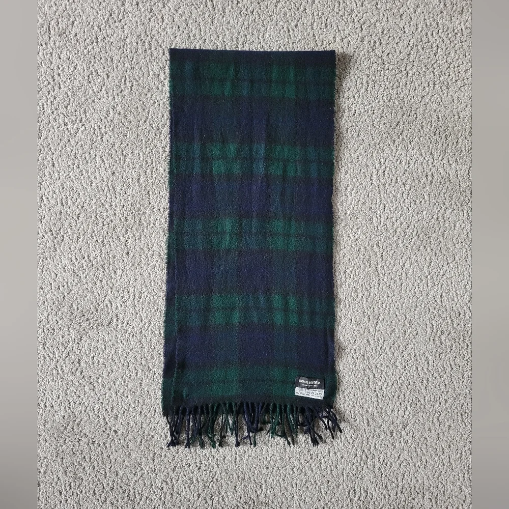 Brooks Brothers Lambswool Tartan Scarf